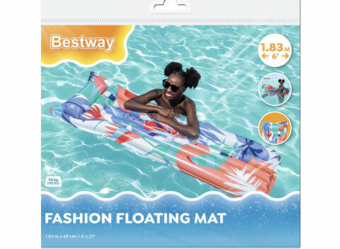 Nafukovací matrac - flamingo - 183 - 69 cm - Odolný, vyrobený z PVC materiálu