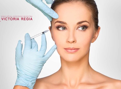 Odstránenie mimických vrások botulotoxínom na Klinike Victoria Regia v Bratislave.