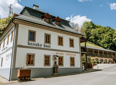 Banská Štiavnica: Dovolenka v Penzióne Banský Dom *** s polpenziou a vstupom do wellness (vírivka, 2 sauny)