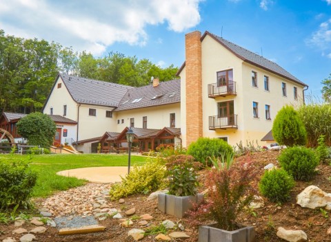 Boskovice v štýlovom Hoteli Moravia - Lasákův Mlýn *** s polpenziou a vínom.