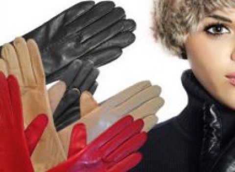 Pohodlné pánske alebo dámske rukavice vyrobené z odolnej hladkej kože.