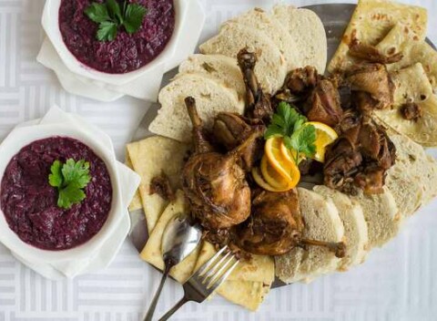 Pečená kačica v Oáze pri Draždiaku pre 2 až 4 osoby