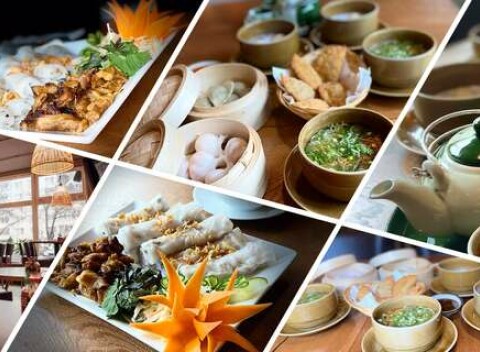Vietnamské tradičné jedlá BANH CUON alebo menu pre 2 osoby v jedinečnej reštaurácii Gao Restaurant & Sushi bar