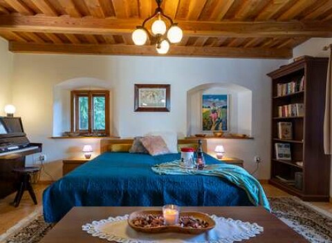 Prekrásna staromestská Villa Amalia v centre Banskej Štiavnice pri Klopačke pre 4 až 14 osôb