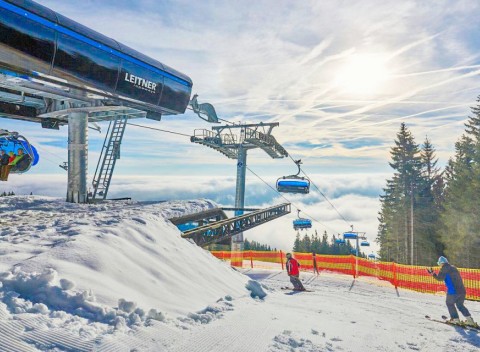 Krkonoše v Hoteli Černá Bouda *** na vrchole Čiernej hory s polpenziou a vlekom.