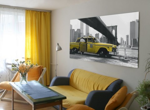 Štýlový obraz na plátne z vlastnej fotografie, na výber v rôznych veľkostiach.