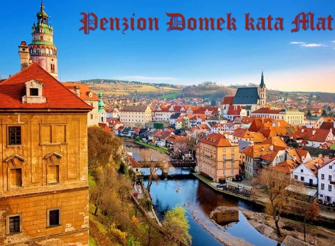 Český Krumlov: Pobyt pre dvoch v historickom Penzióne Domek kata Matěje.