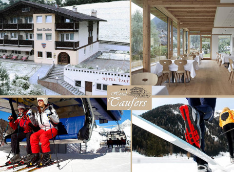 Taliansko: Zimná lyžovačka v Hoteli Taufers*** s fľašou vína a vstupom do wellness.