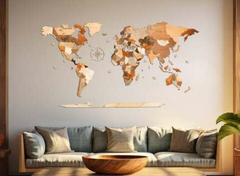 Veľké 3D drevené puzzle mapy Slovenska a sveta - príbehy objavov a dobrodružstiev