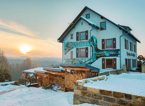 Národný park České Švajčiarsko: Hřensko v Resorte Mezná s raňajkami a privátnym wellness so saunou a vírivkou