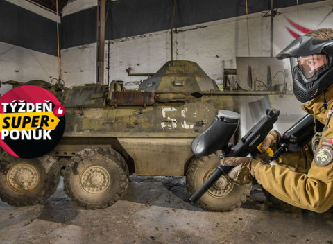 Adrenalínový military paintball v HERO FACTORY - spolu až 15 500 metrov štvorcových priestorov.