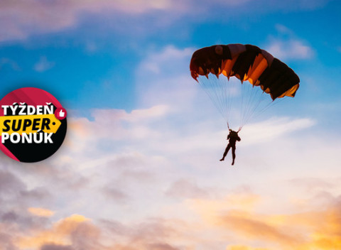 Parašutistický výcvik + odvážny zoskok bez inštruktora z výšky 1200 metrov.