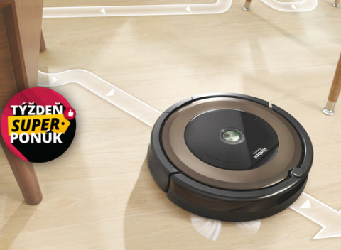 SUPER PONUKA: iRobot Roomba® 895 s vlastnou aplikáciou, ktorý zatočí z každodennýn neporiadkom.