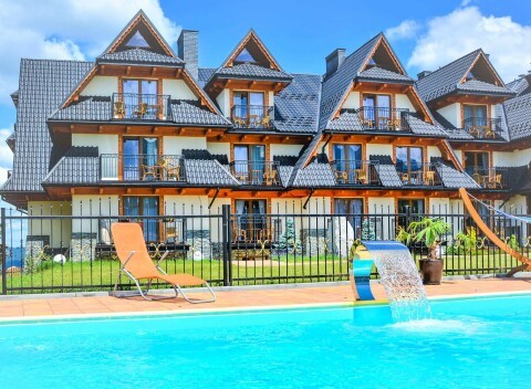 Poľské Tatry pri termáloch vo Wille Grand Karpatia: Štýlové izby a polpenzia + vonkajší bazén a vírivka