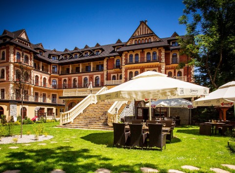 Pobyt v zámockom štýle s wellnessom v nádhernom 4* Grandhoteli v Zakopanom.