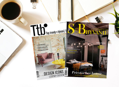 Ročné predplatné časopisu Stavebníctvo a BÝVANIE alebo ročenka Top trendy v bývaní.
