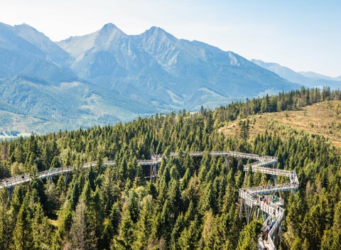 Belianske Tatry pri Chodníku korunami stromov v Penzióne Šilon s raňajkami + zľavy do wellness a aquaparkov