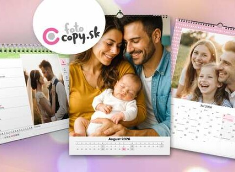 Nástenné a stolové kalendáre 2026 - najkrajšie spomienky po celý rok!