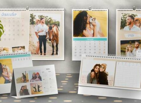 Štýlové fotokalendáre s vlastnou fotkou od TopObraz