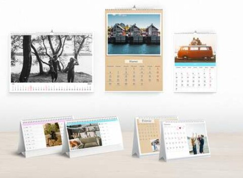 Stolové a nástenné fotokalendáre 2026 na pár klikov