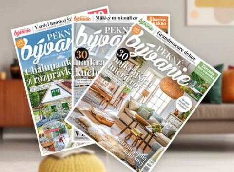 Čítajte a inšpirujte sa časopisom Pekné bývanie po celý rok