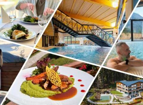 Vstup do nového wellness centra s 5-chodovou večerou v luxusnom Spa & Wellness Hoteli Fitak**** v Liptovskom Jáne