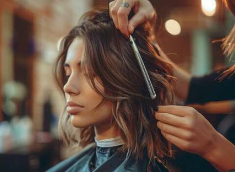 Balayage, tónovanie, olaplex a vyhladenie vlasov v kaderníctve Magdaléna v Salóne La Múzza