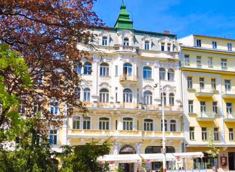 Mariánské Lázně s plnou penziou a wellness procedúrami v Hoteli Polonia.