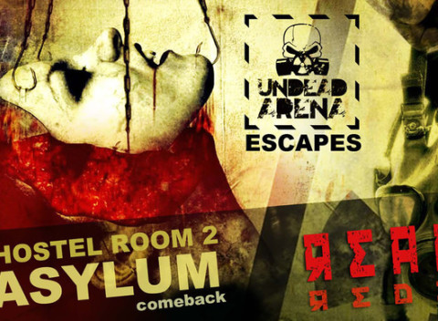 Úspešná úniková hra Hostel Room 2: Asylum pre 1 osobu, adrenalínová a psycho escape hra bez airsoftu.