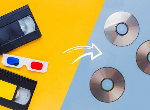 Profesionálny prepis kaziet na DVD nosiče alebo digitalizácia fotografií.