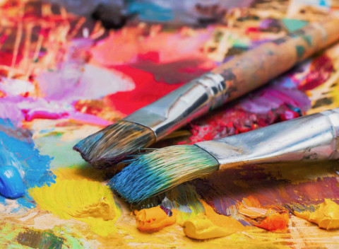 5-týždňový letný kurz maľby akrylom pre začiatočníkov a mierne pokročilých.