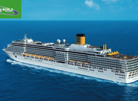 8-dňová okružná plavba po východnom Stredomorí luxusnou loďou Costa Luminosa.