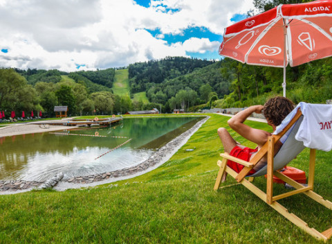 Celodenný vstup na unikátne biokúpalisko bez chlóru v Levočskej Doline.