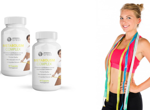 Spaľovač tukov a cukrov Metabolism Complex - pri kúpe 3 balení získate darček!