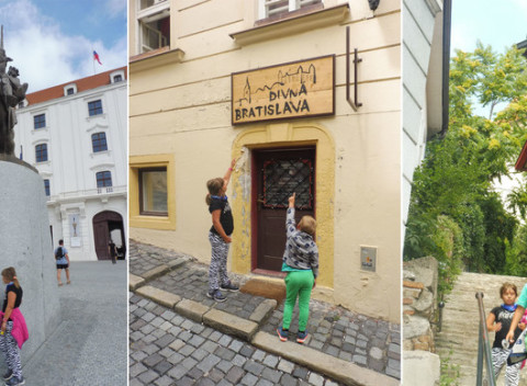 Hľadanie pokladov Divnej Bratislavy - outdoorová escape hra pre deti a ich rodičov.