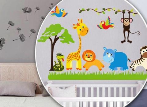 Dolaďte si svoj domov Originálne veľkoformátové samolepky na stenu