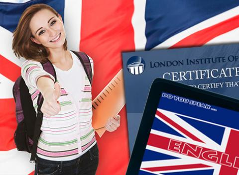 Kurz anglického jazyka London Institute of English vrátane certifikátu