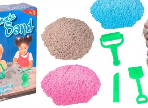 Magický kinetický piesok Pieskovisko, ktoré si môžete vziať všade so sebou