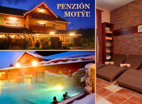 Lyžovačka a relax na Liptove Penzión Motýľ s polpenziou a zľavou do aquaparku