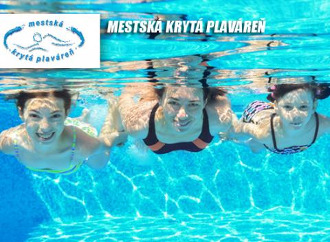 Vstup do Mestskej plavárne Permanentka pre dospelého človeka alebo dieťa 