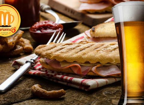 Chrumkavá pochúťka Raňajkové menu alebo dve veľké pivá