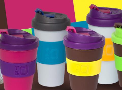 Zoberte si nápoj zo sebou Trendy EKO poháre s uzatvárateľným viečkom  