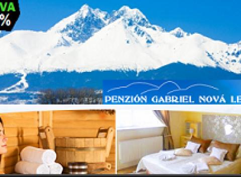 Vychutnajte si úžasné Tatry Skvelý pobyt pre dvoch v penzióne Gabriel 