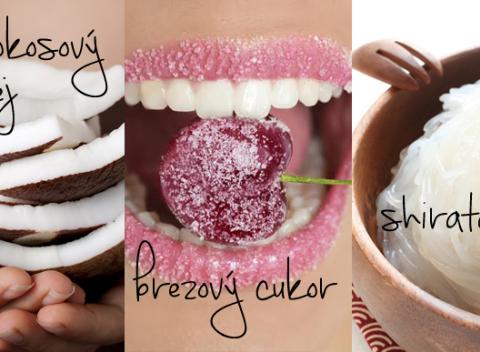 Jedinčný kokosový olej Brezový cukor alebo Shirataki cestoviny