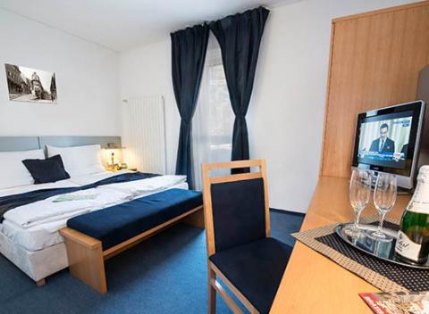 Hotel Blue Garni pre dvoch Pokojné prostredie  v blízkosti historického centra