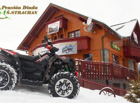 Zimný raj v penzióne Dinda Ubytovanie na 3 noci priamo pod lyžiarskym svahom