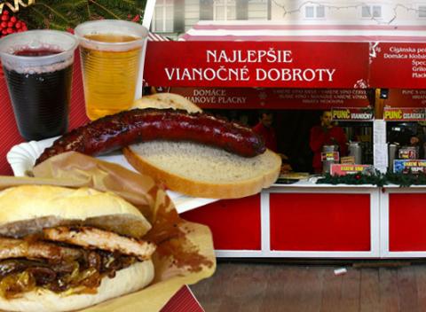 Skvelé vianočné trhy Doprajte si pečenú klobásku či vianočný punč 