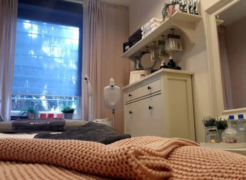 Ošetrenia pleti v Soin ZK. Zavrite oči a užite si relax počas starostlivosti o pleť.