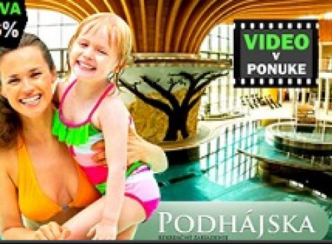 Wellness, rímske kúpele a termálne kúpalisko v Podhájskej s unikátnou vodou rovnakého zloženia ako má Mŕtve more - skvelá dovolenka!