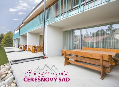 Oddychujte v Čerešňovom sade s deťmi, alebo s kamarátmi vo štvorici. Novootvorené apartmány s prekrásnym výhľadom na tatranské končiare. 